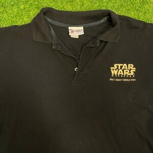 Vintage 2004 Star Wars Weekends Walt Disney World Polo Shirt Size 2XL Rare